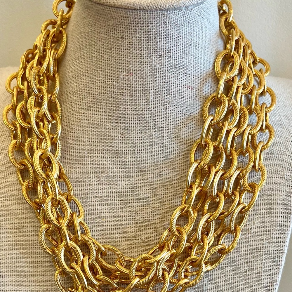 Anne Klein Triple Strand Choker - Picture 7 of 16